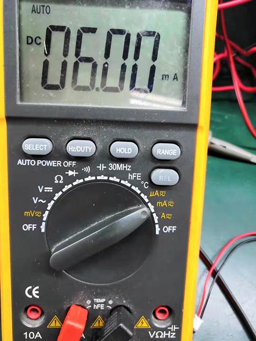 LoRa1262實測接收電流