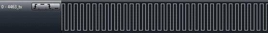 433MHz、1.2Kbps、20KHz 頻偏下RF4463 接收測(cè)試波形