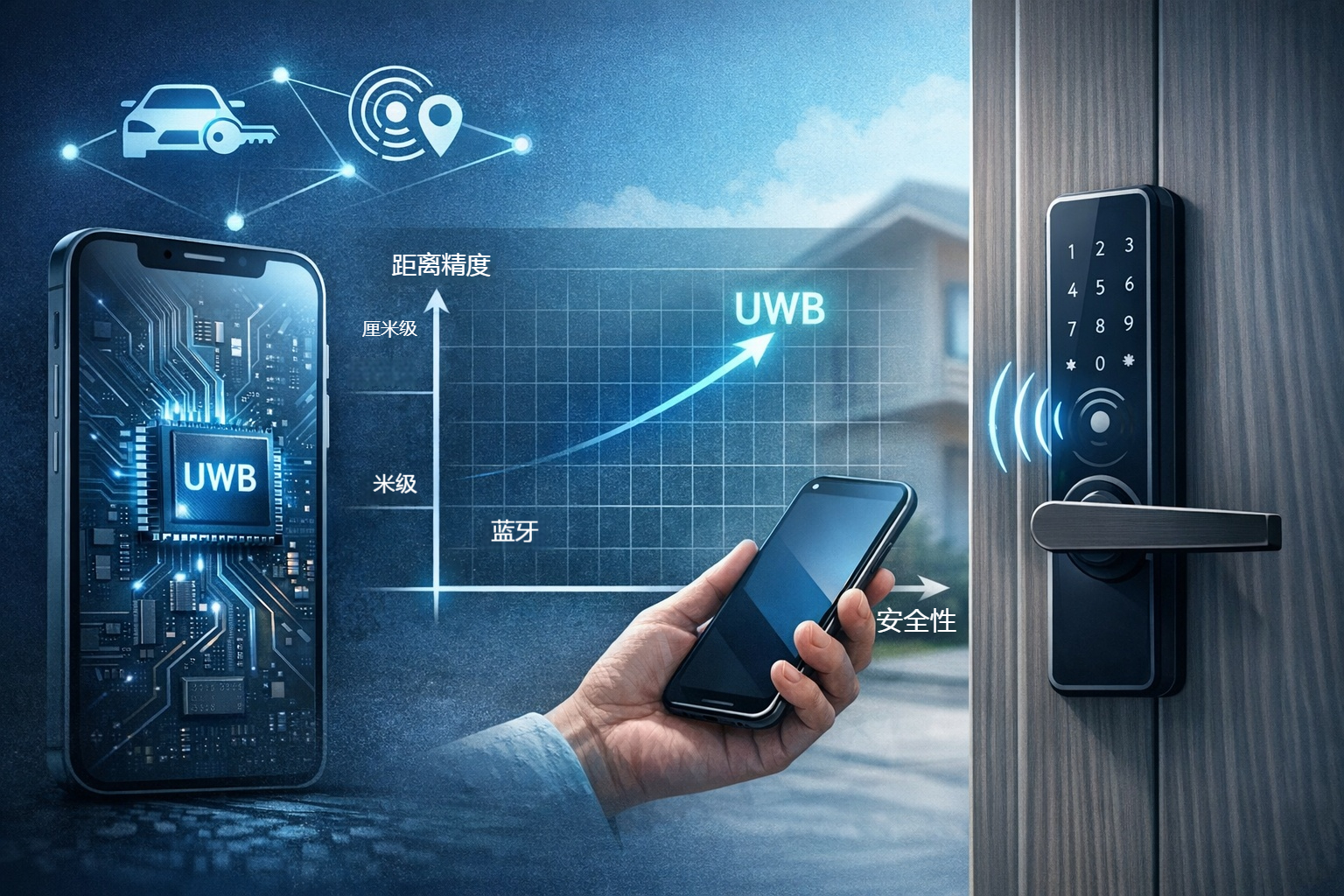 UWB 智能門鎖系統(tǒng)